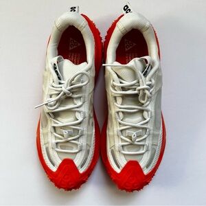 Nike ACG White and Bright Red Trail Shoes